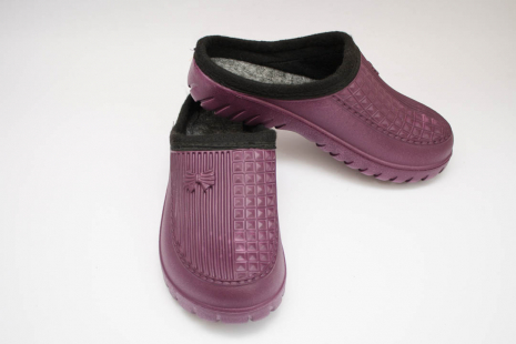 Женские галоши без задника С-41 Бордо - Фото 2