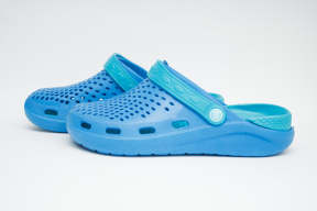 Сабо crocs-02 жін синьо-бірюзові