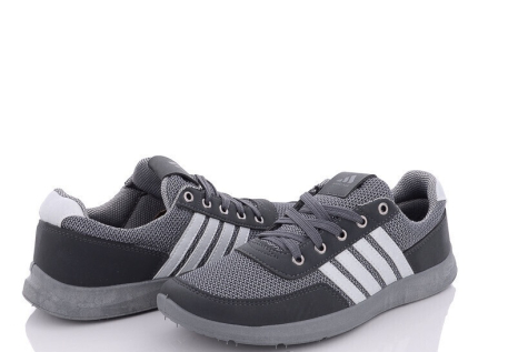 Мужские кроссовки 141-3303 серый - Фото 1