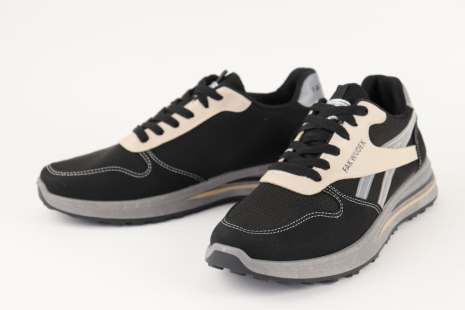 Мужские кроссовки 756 черный - Фото 1