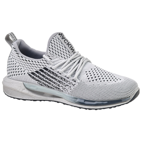 Мужские кроссовки VX-1012 св.серый-черный - Фото 1