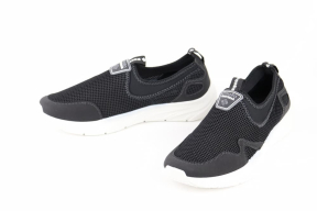 Мужские мокасины сетка 179-3102 черный ПБ