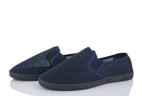 Мужские мокасины сетка 180-2201 синий paolla