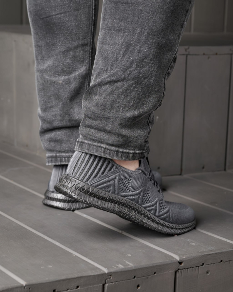 Мужские мокасины сетка 965 - Фото 5