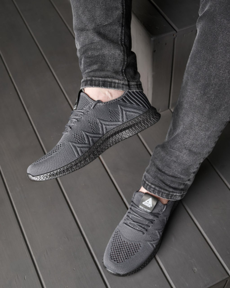 Мужские мокасины сетка 965 - Фото 4