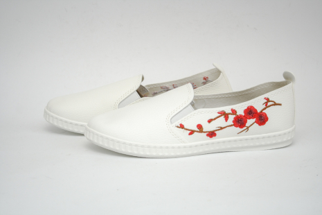 Жіночі мокасини 2015 білий - Фото 2