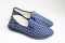 Женские мокасины 203 синий горох - Фото 1