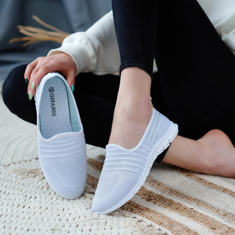 Женские мокасины сетка 577  - Фото 1