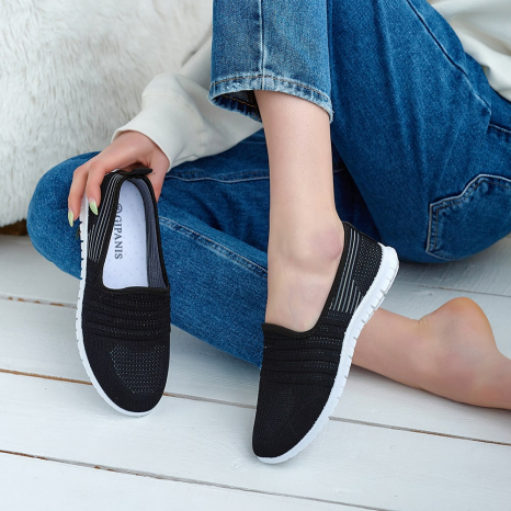 Женские мокасины сетка 577  - Фото 3