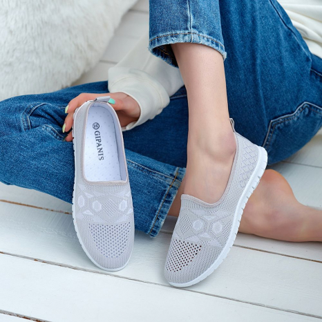 Женские мокасины сетка 578 - Фото 5