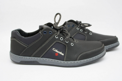 Мужские мокасины эко-кожа Ю-72 - Фото 1