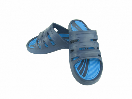 Мужские шлепанцы 1503 синие - Фото 2