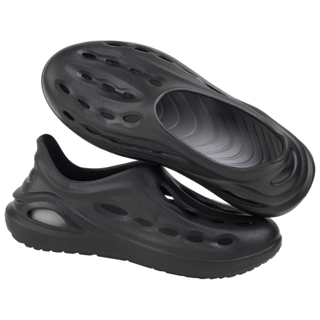 Мужские шлепанцы СМ-137 Черный-св.Серый - Фото 1