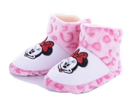 Детские тапочки микки розовые - Фото 1