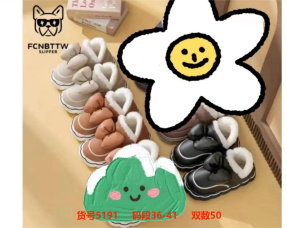 Женские тапочки 5191 ассорти