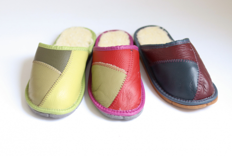 Женские тапочки ЖТ-2 мех ассорти - Фото 1