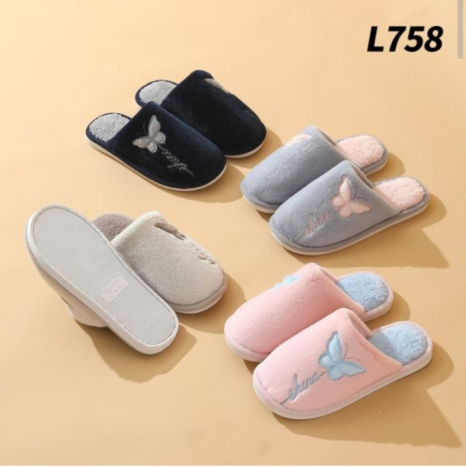 Женские тапочки L-758 ассорти - Фото 1