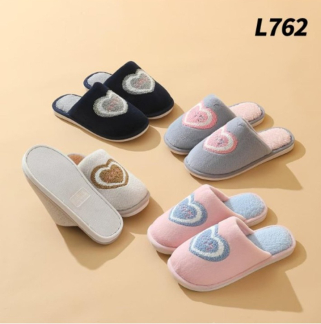 Женские тапочки L-762 ассорти - Фото 1