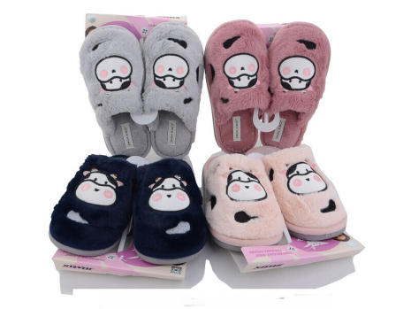 Женские тапочки MD-8563 микс - Фото 1