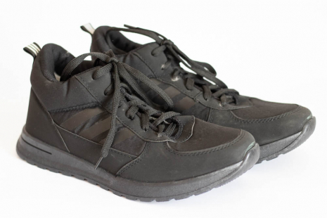 Мужские ботинки МБ-3  черный адидас черный - Фото 1