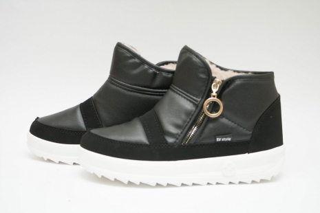 Женские ботинки 1855 черный ПБ - Фото 1