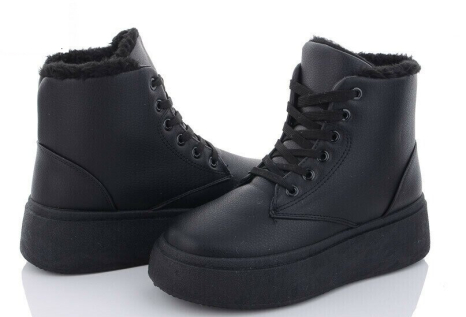 Женские полусапоги 2024-19-2 черн - Фото 1