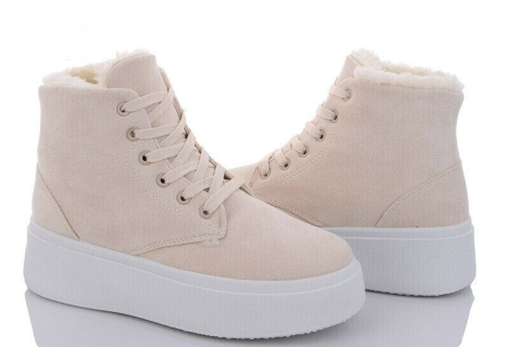 Женские полусапоги 2024-19-4 беж - Фото 1