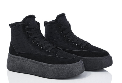 Женские полусапоги 2024-20-2 черн - Фото 1