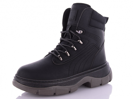 Женские ботинки 9802-1 черный - Фото 1