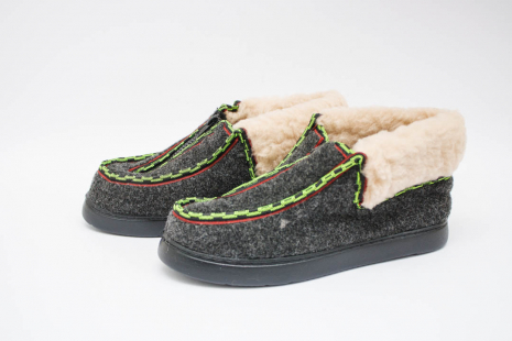 Женские бабуши Б-04 нубук - Фото 1