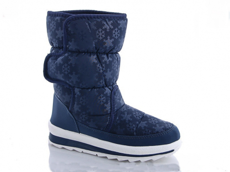 Женские полусапоги G-112-6 синие - Фото 1