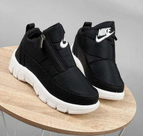Жіночі ботинки ЖД-01 найк чорн ПБ
