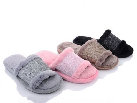 Женские тапочки K-129 ассорти - Фото 1