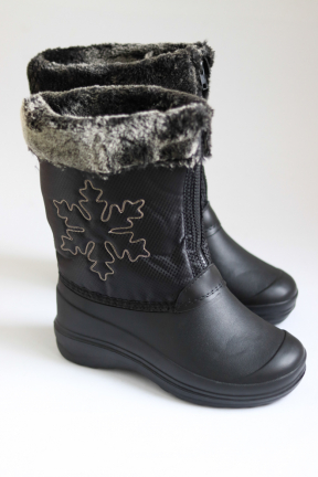 Женские дутики М-45 черный КРОК