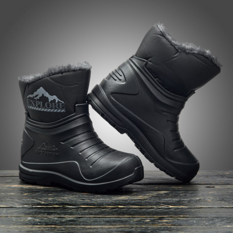 Женские сапоги T-372 серый - Фото 1